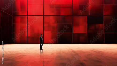 Room with curtain background., generative ai © nikolettamuhari