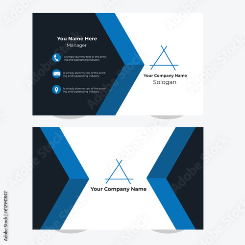 Creative Business card design photo