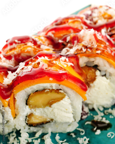 sushi  seafood close up macro 