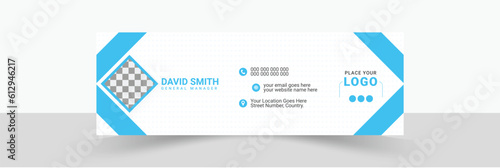 Professional Email Signature Design Template.