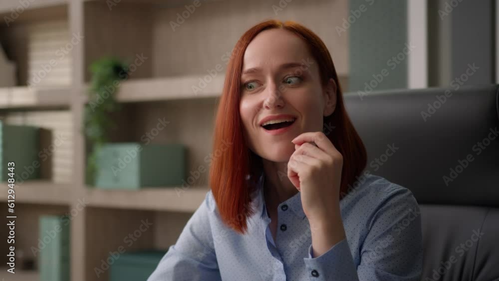 Thinking Caucasian businesswoman deep thoughts female office worker entrepreneur employer girl pensive woman think business decision problem solution create come up with idea find answer typing laptop Thinking Caucasian businesswoman deep thoughts female office worker entrepreneur employer girl pensive woman think business decision problem solution create come up with idea find answer typing laptop