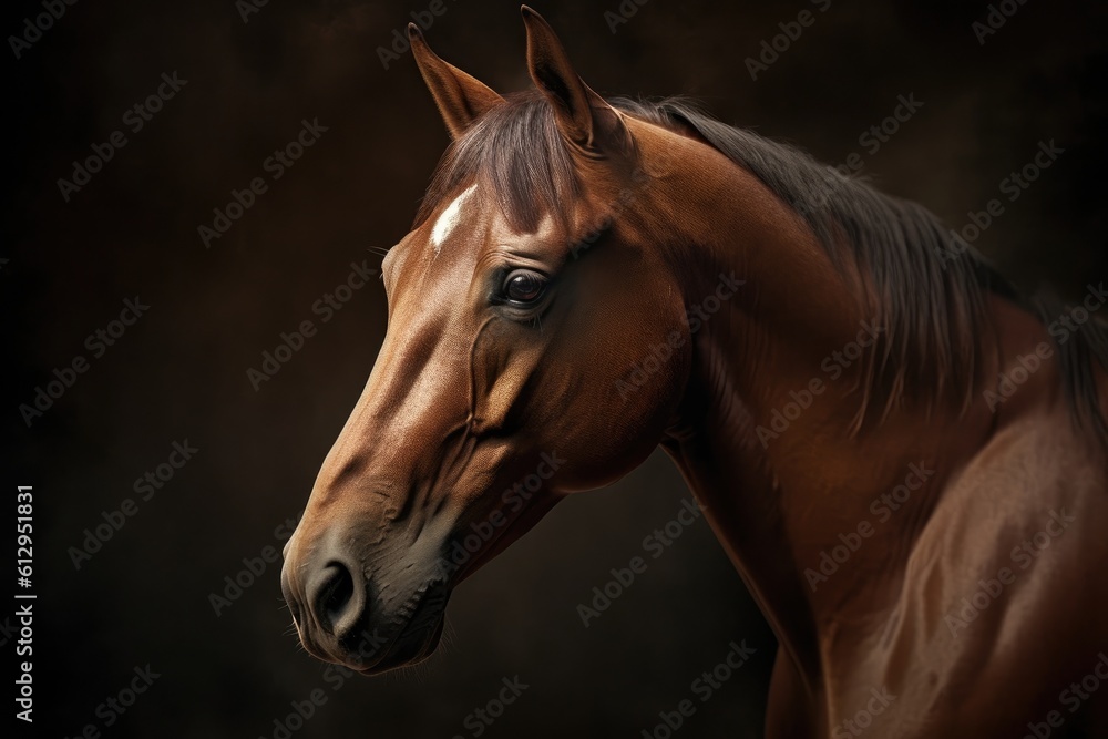 Portrait of a horse Portrait of a horse
