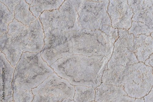 Cracked concrete floor texture background. Rough and grunge floor texture. 