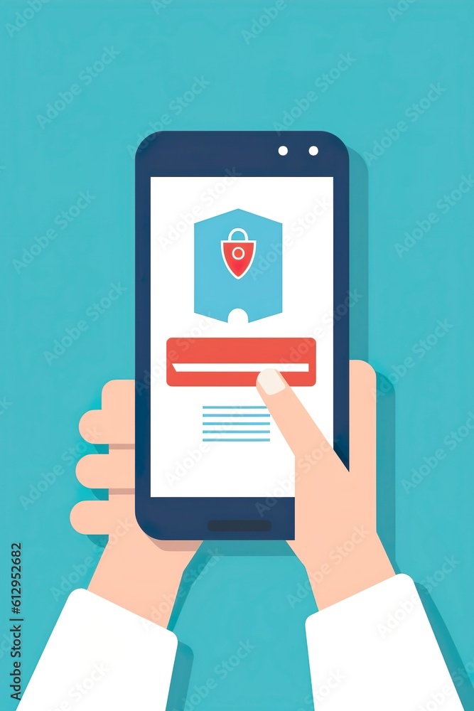 In this image, a person is using two-factor authentication (2FA) to access an online account. The person is holding a smartphone displaying a prompt requesting a verification code. In this image, a person is using two-factor authentication (2FA) to access an online account. The person is holding a smartphone displaying a prompt requesting a verification code.