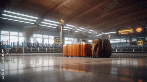 airport luggage suitcase, super realistic, 8K AI generative