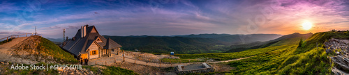 Bieszczady Panorama z Połoniny Wetlińskiej Chatka Puchatka © Ola i Eryk