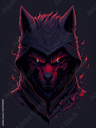 WOLF MAN
firing wolf man theme red and black