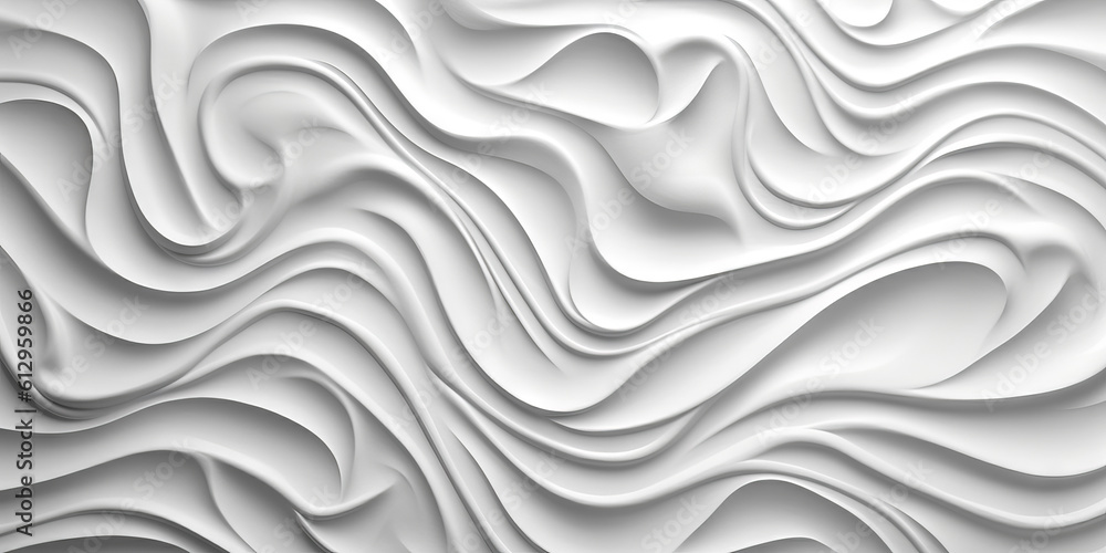 Obraz premium Abstract 3d white background