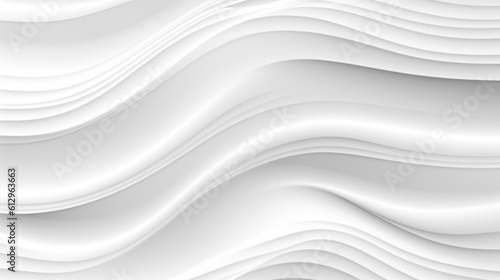 abstract white wave background for your design. Generative Ai. 