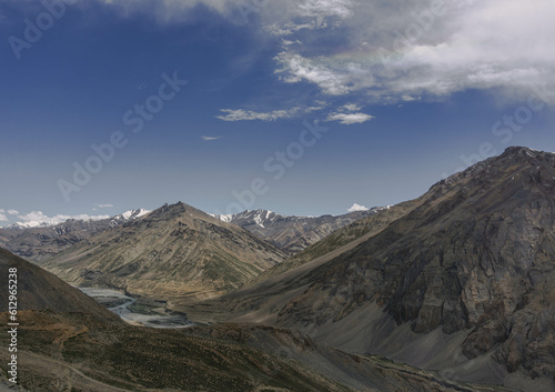 Ladakh is a high plateau in India, bordering the Himalayas and the Karakorum.