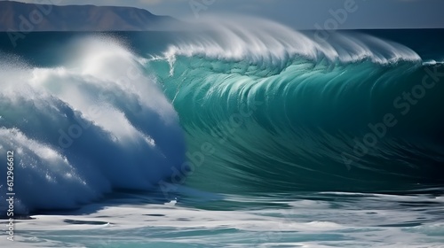 Coastal whispers, awe-inspiring sea waves, beautiful clouds, and pristine foam © Ranya Art Studio