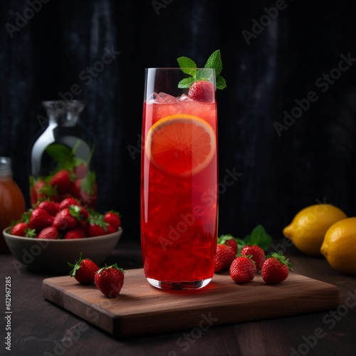 Refreshing Sobolo with Fresh Fruit photo