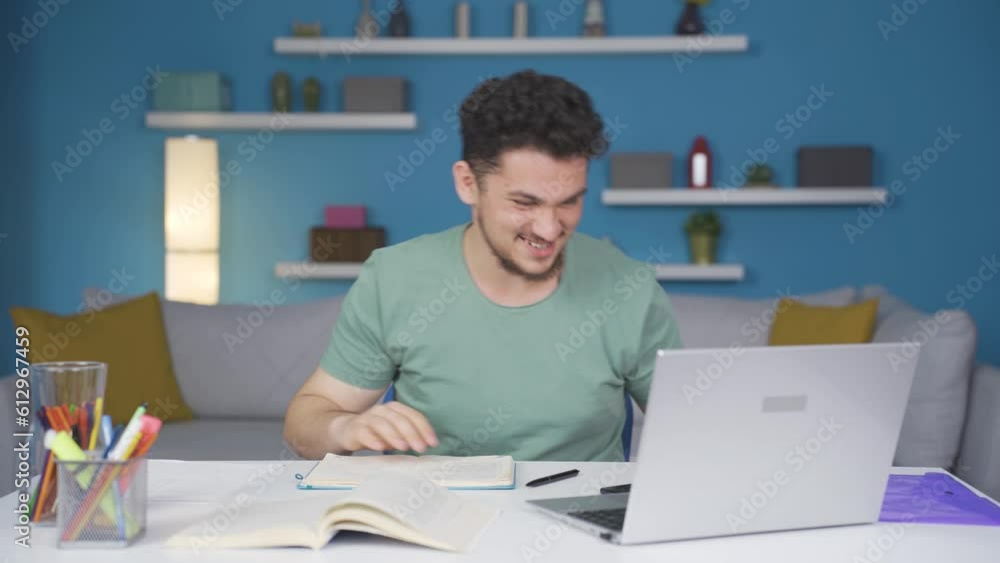 Vivacious Male Student. Vivacious Male Student.