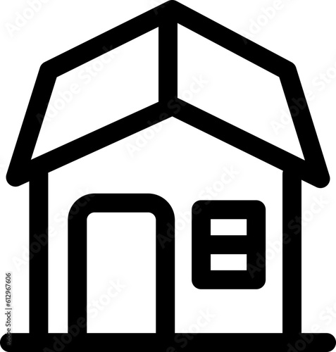 Ícone de casa em linha