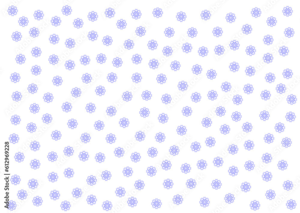 fläche gefüllt mit einer vielzahl unregelmäßig verteilter blauer ornamenten fläche gefüllt mit einer vielzahl unregelmäßig verteilter blauer ornamenten