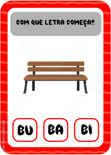 Com que letra começa?