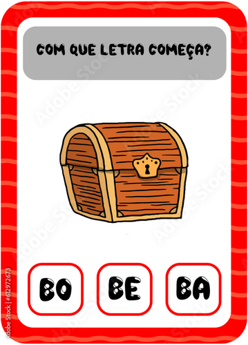 Com que letra começa?