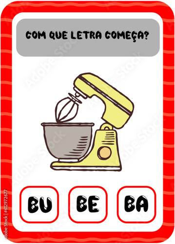 Com que letra começa?