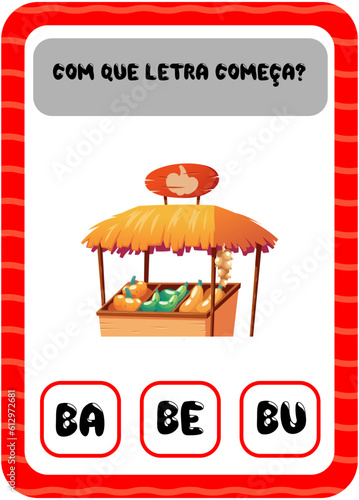 Com que letra começa?