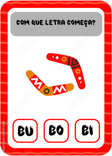Com que letra começa?