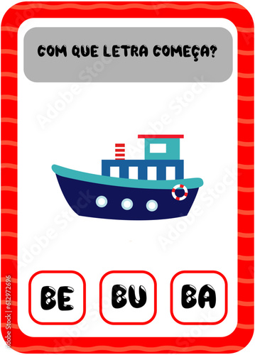 Com que letra começa?
