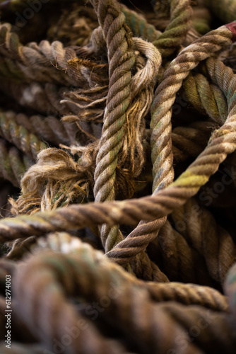 Old thick rope