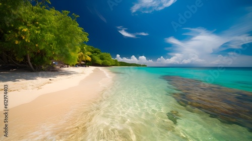 Tropical hideaway, captivating sandy beach, secluded cove, and private retreat © Ranya Art Studio
