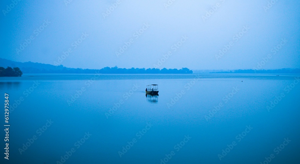 Boat on the lake Boat on the lake