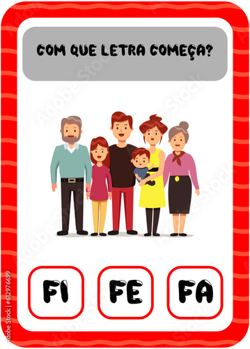 Com que letra começa: F photo