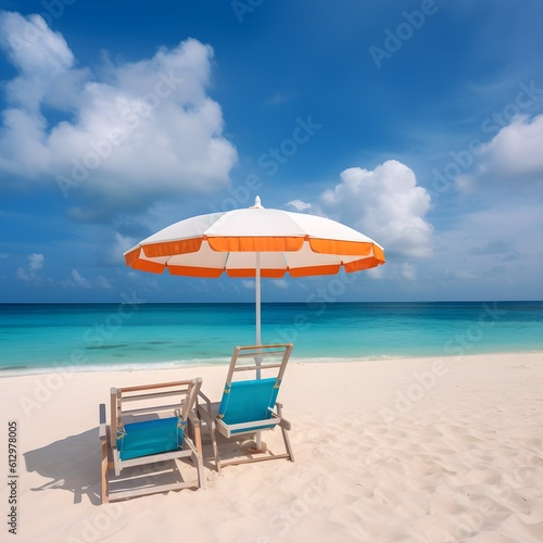 Sunlit hideaway  sandy beach  dreamy skies  and hidden beachfront retreat