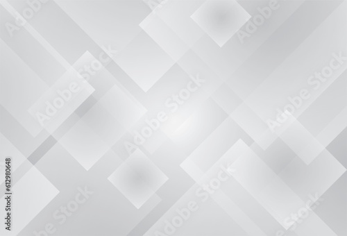 elegant minimalistic white background of rhombuses, abstract technological background