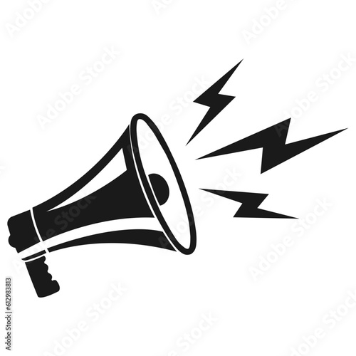 megaphone isolated on white