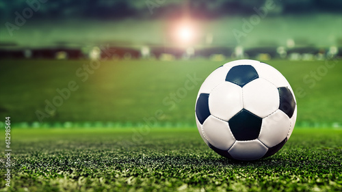 soccer ball on grass © Hermes Bezerra 
