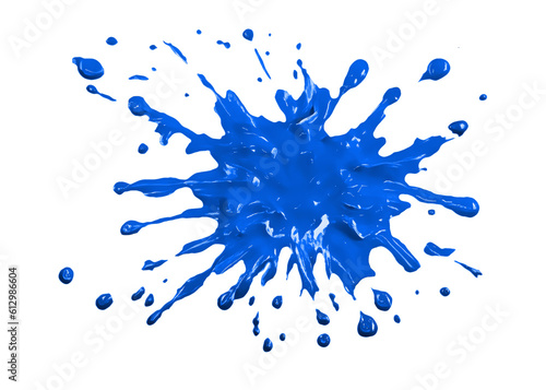 Blue Paint, Slime, Ink, Goop, Splatter Splash Texture PNG Transparent Background