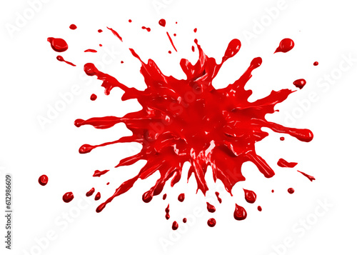 Red Paint, Slime, Ink, Goop, Splatter Splash Texture PNG Transparent Background