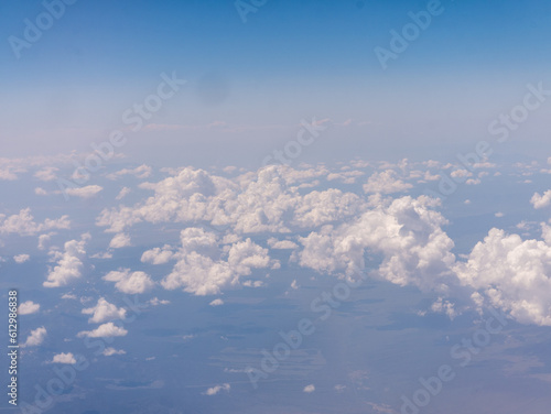 aerial view of clouds