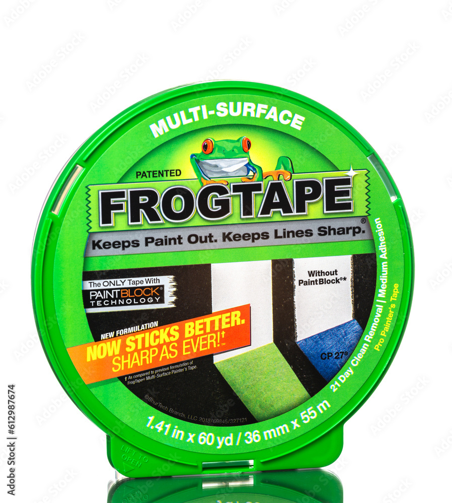 Chicago, USA June 25, 2023 FrogTape® MultiSurface painter's tape