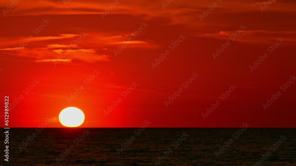Sunrise Time Lapse Water Ocean Sun Rising On The sea Horizon Timelapse Sunrise Time Lapse Water Ocean Sun Rising On The sea Horizon Timelapse