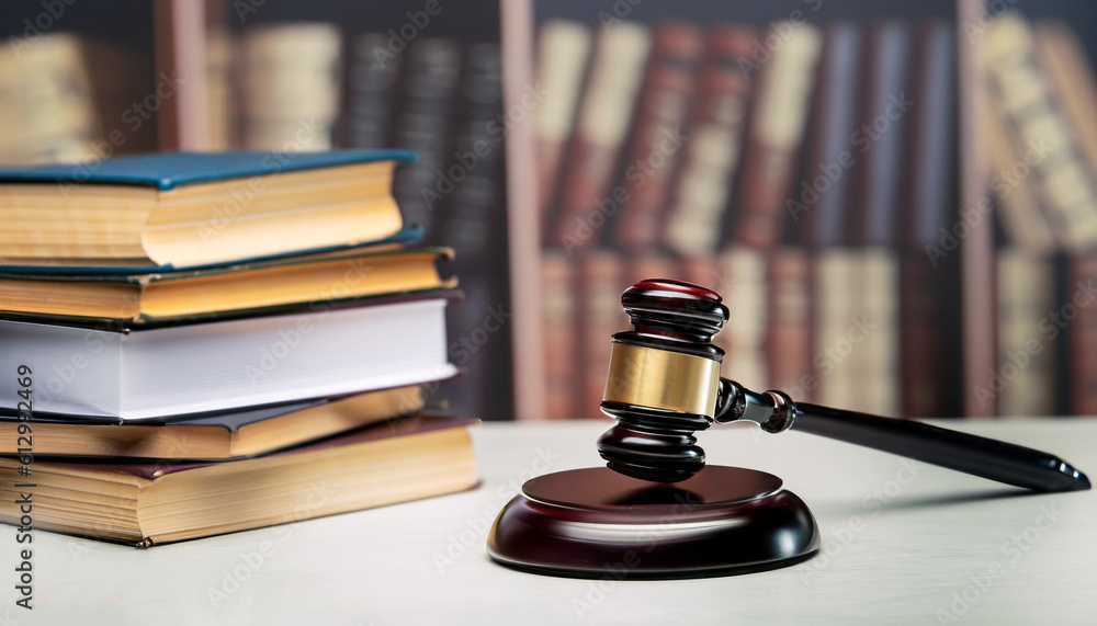 judge gavel and books. Law firm courtroom, Office space for legal work. Lawyers and judges. AI judge gavel and books. Law firm courtroom, Office space for legal work. Lawyers and judges. AI
