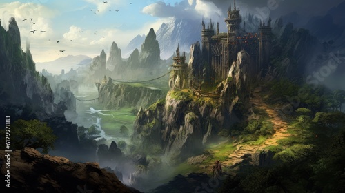 MMORPG game art environment