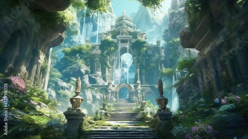 MMORPG game art environment