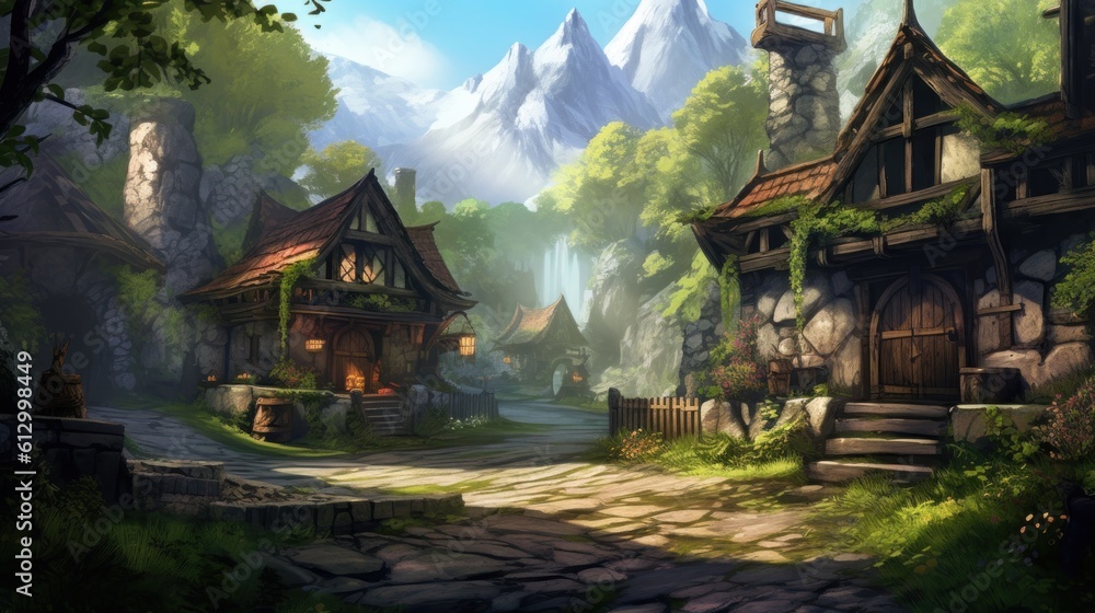 MMORPG game art environment MMORPG game art environment