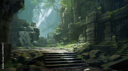 MMORPG game art environment