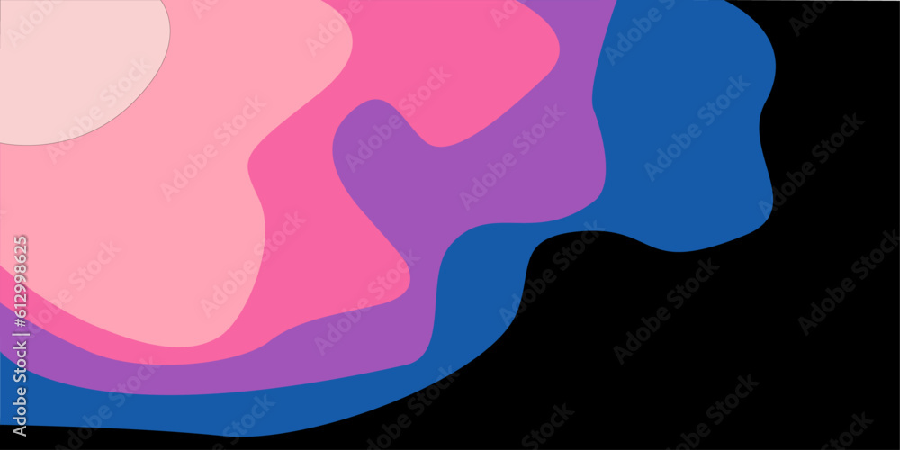 Background wallpaper blobs color combination