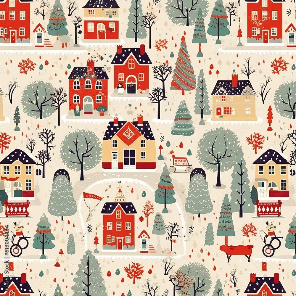 pattern of houses pattern of houses