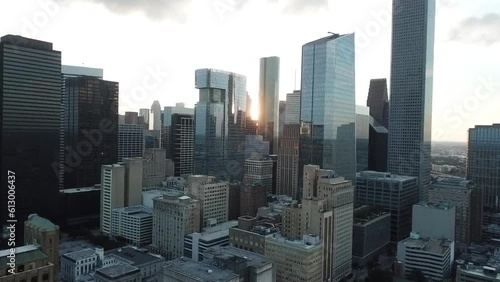 Wallpaper Mural Aerial Views from over Houston, Texas Torontodigital.ca