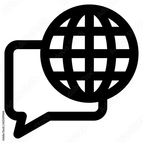 Translate icon and language selection