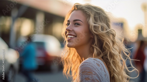 caucasian blonde 20s, close...