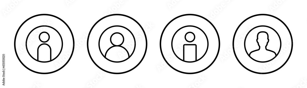 User Icon set illustration. person sign and symbol. people icon. User Icon set illustration. person sign and symbol. people icon.