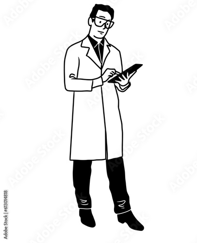 Scientist Do Experiment. An experiment is a procedure carried out to support or refute a hypothesis, or determine the efficacy or likelihood of something previously untried